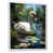 Cadre flottant blanc
