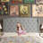 Linen Upholstered Wingback Headboard with Double Nailhead Trimming and Button Tufting for Bedroom-52575994-52575993