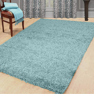Kailum Solid Colour Shag Area Rug