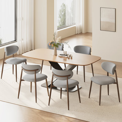 Westhampton Upholstered Dining Chair with Metal Frame
