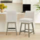 Bethea Upholstered Swivel Counter Stool