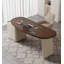 Bureau ovale avec tiroir escamotable-1533393916