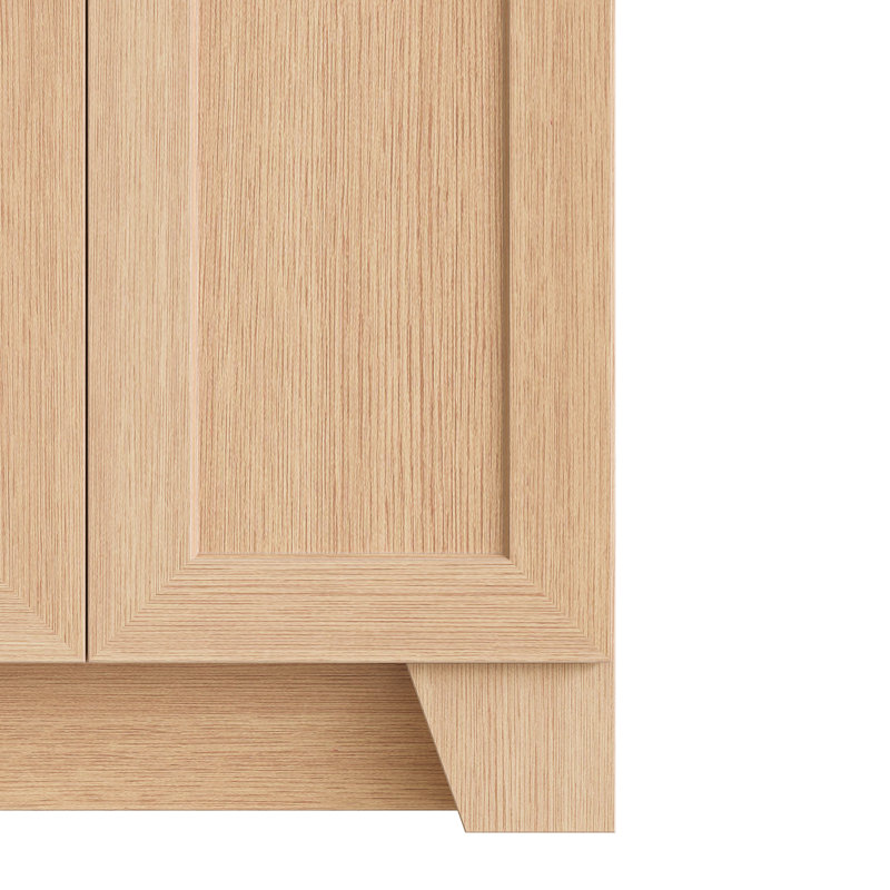 ARIEL TAYLOR 31 IN RECTANGLE SINK VANITY, Rectangle, Natural Oak