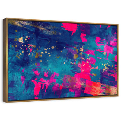 Avery Blue Magenta Abstract