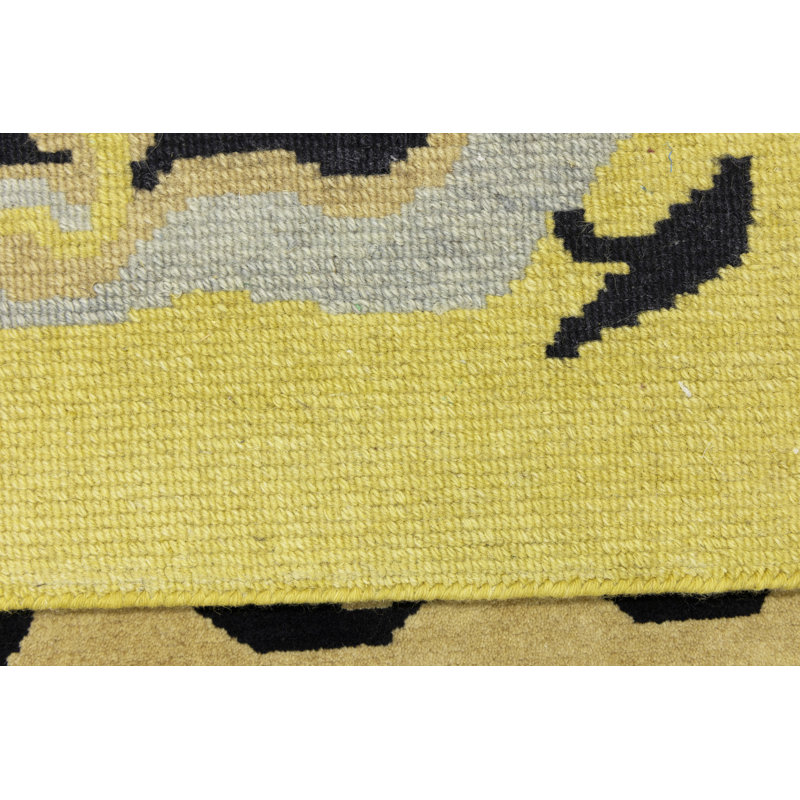 Tapis oriental en tigre tibétain Nykeema, Rectangle 8 pi x 10 pi 3 po