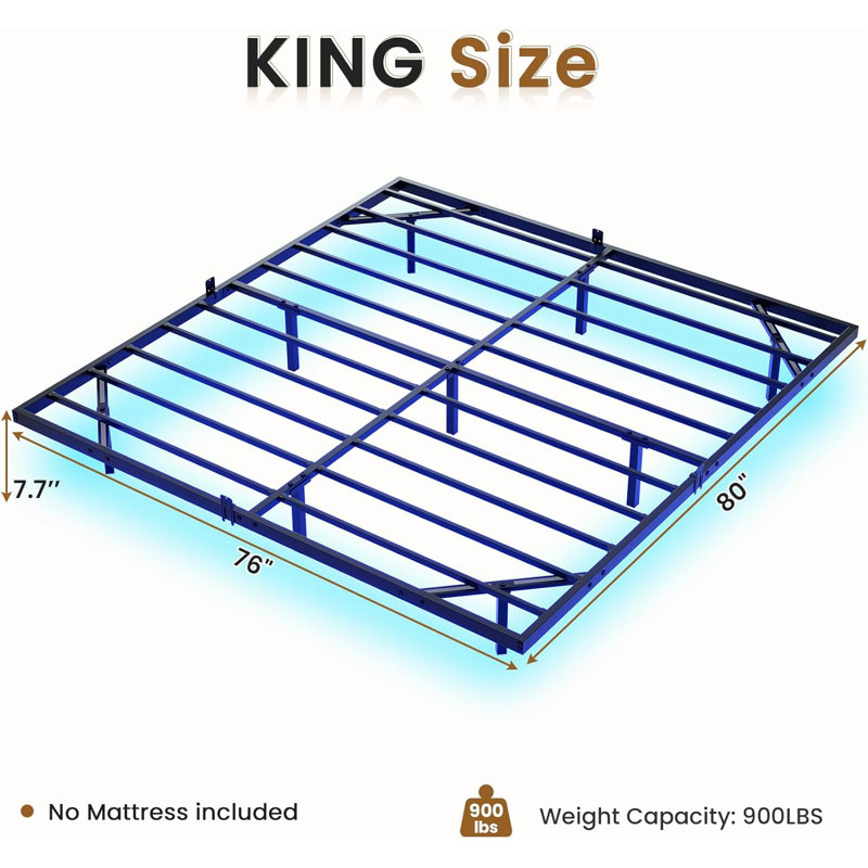 Isamari Metal Open-Frame Bed, King