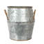 Ensemble de pots à fleurs ronds en métal 3 pièces Ryalson