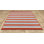Tapis intérieur / extérieur rouge foncé / bleu à poils longs Deltana