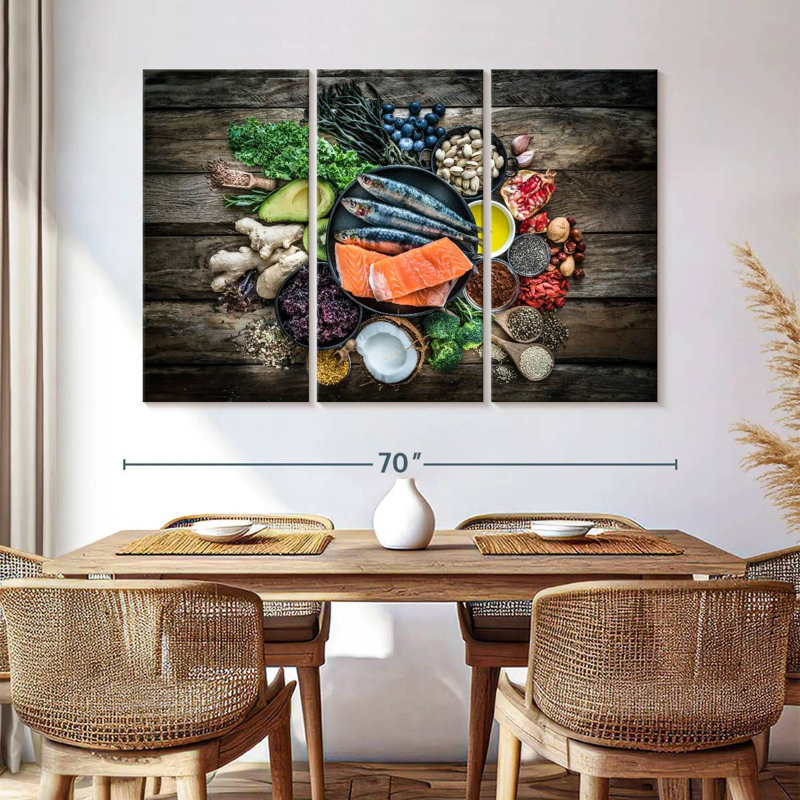 Yarlin Good And Healthy Food, 42" H x 65" W