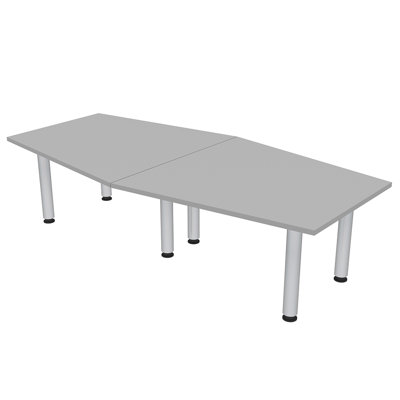 Nyemia Hexagon Table with Post Legs