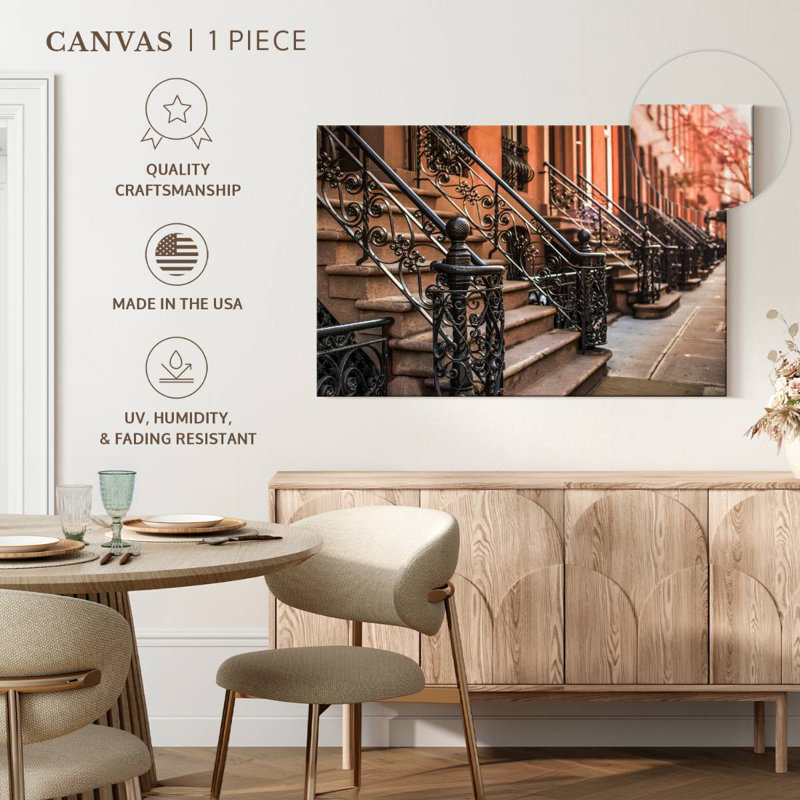 Lilie NYC Apartment Staircases, 8" H x 12" W