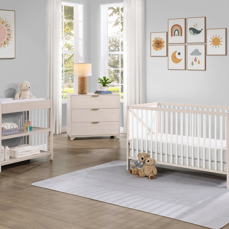 Commode 3 tiroirs Pixie, Naturel