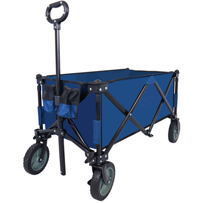 Utility Collapsible Folding Wagon Cart Heavy Duty Foldable, Beach Wagon -  Himimi, W321115025-A