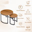 Ensemble de 2 tables basses gigognes en bois Summerall
