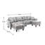 Canapés modulaires rembourrés 3 pièces Aindrea-665136558