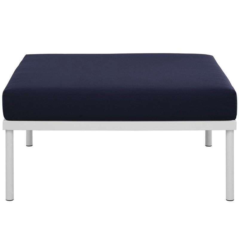 Repose-pieds de patio en aluminium Harmony, Marine