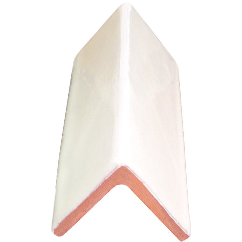 1.75" 5pcs TalaMex Talavera Clay V-Cap, White, 1.75" W x 6" L