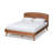 Charlles Platform, angular legs, Full Bed, Ash Walnut 57.50'' W X 77.40'' L X 40.60'' H-393257495