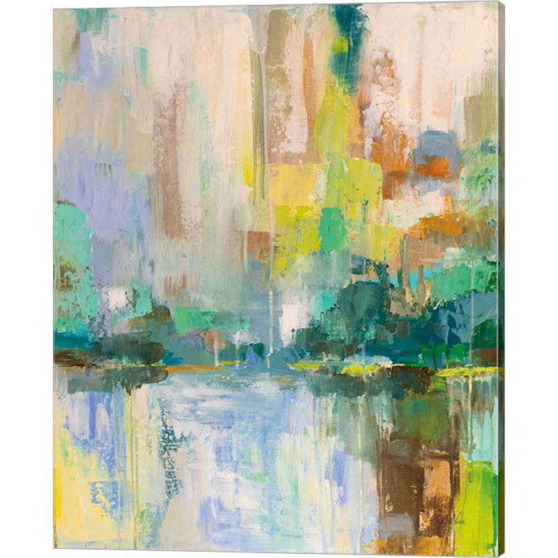 «Reflection» par Jeanette Vertentes, art sur toile (ensemble de 2)