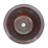 12" Round Copper Bathroom Sink Perfect For Rv Horse Trailers / Barrels