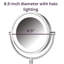Miroir de maquillage lumineux 8,5 "-93601680
