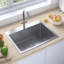 Belfry Kitchen Morwenna 440mm W Stainless Steel Kitchen Sink with 1 Faucet Hole-2090446178