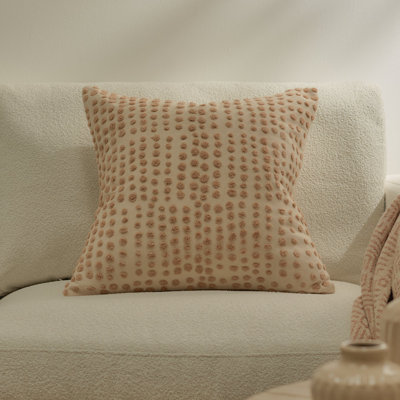 Pink Square Cushion Cover