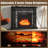 Mikiya Electric Fireplace with Mantel-1605696067