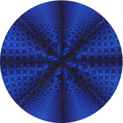 Tapis bleu