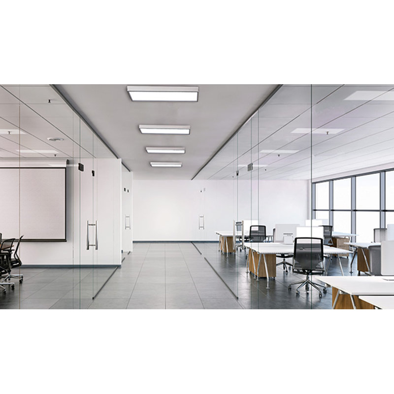 Modern Industrial Aluminum LED Ceiling Light - White, 6500 Lumen