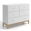 Alyssa Solid Wood 120 cm W Chest of 5 Drawers