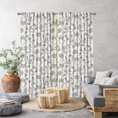 Bowlby Semi Sheer Curtain Pair