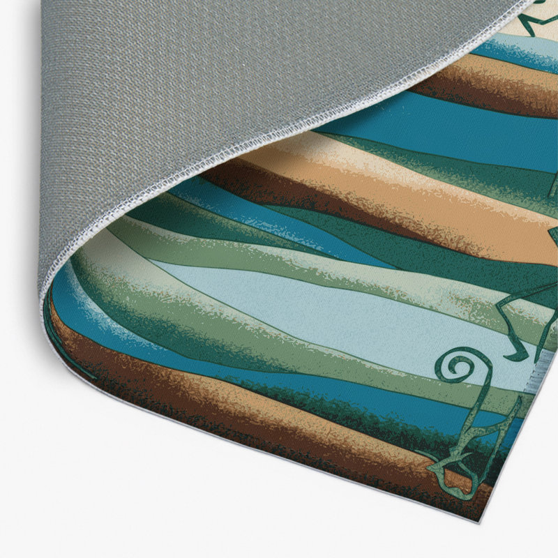 Tapis intérieur et extérieur Moonlit Peaks, Rectangle 5 pi x 7 pi