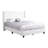 Chic Transitional Full Bed In Bright White