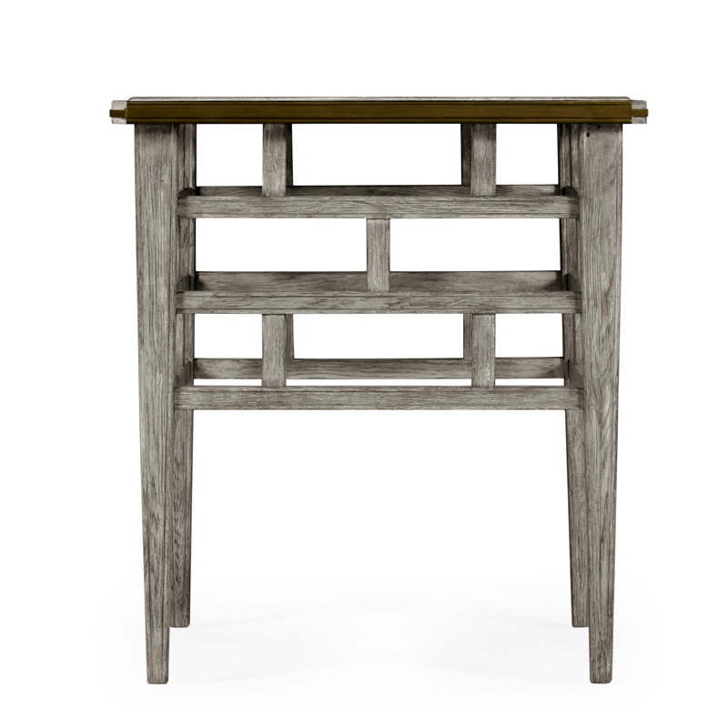 William Yeoward End Table, Gray Oak