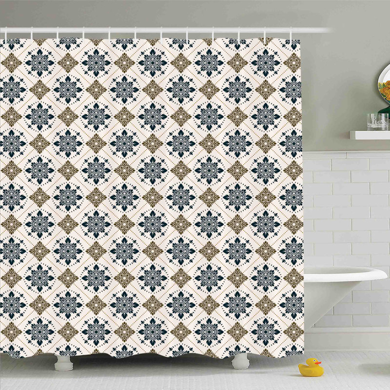 Ensemble de rideau de douche, H 70 po x l 69 po