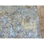 Tapis oriental moderne gris abstrait noué à la main 3 x 5 pi 5 po avec soie 9E2334D087554FD1B82E140D45C23952