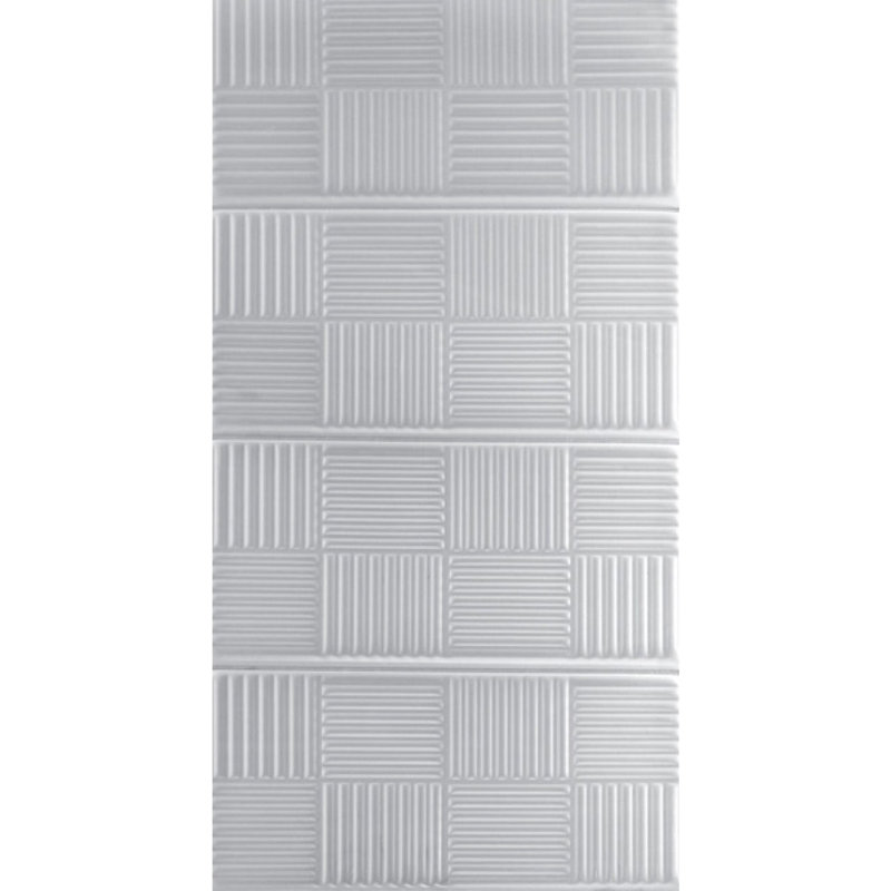 Panneau diffuseur de plafonnier encastré Basket Weave 22 po x 46 po 87 pieds carrés / caisse