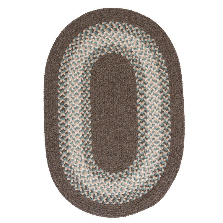 Serafin Wool Blend Reversible Area Rug - Bark