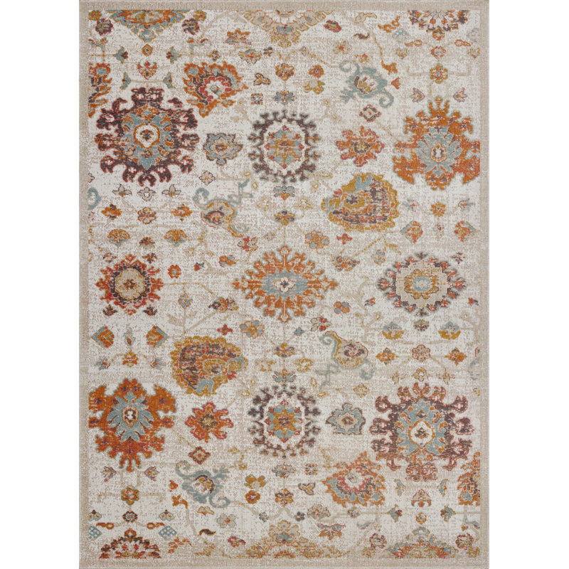 Tapis oriental Jimena, Rectangle 3 pi 9 po x 5 pi 5 po