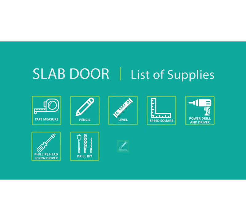 28" x 80" Primed Pine 2-Lite Shaker Interior Door Slab
