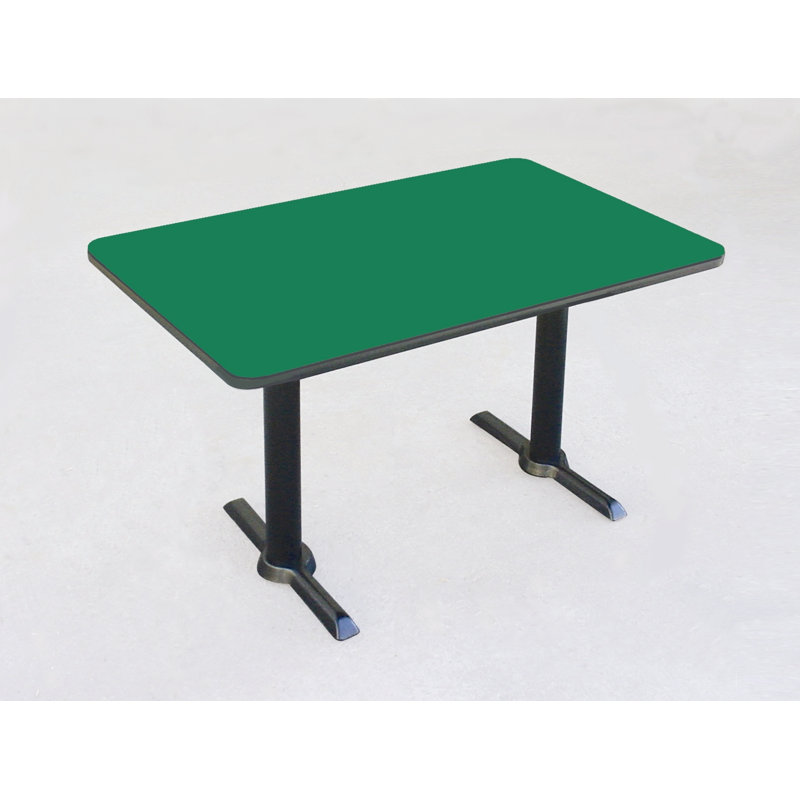 Table de salle de pause, l 60 po x P 30 po, Vert