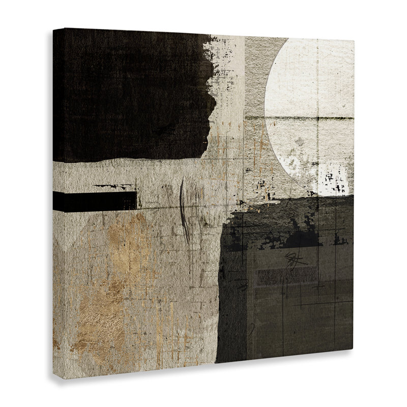 «Rustic Neutral Shapes», art mural par Susan Jill, H 17 po x l 17 po