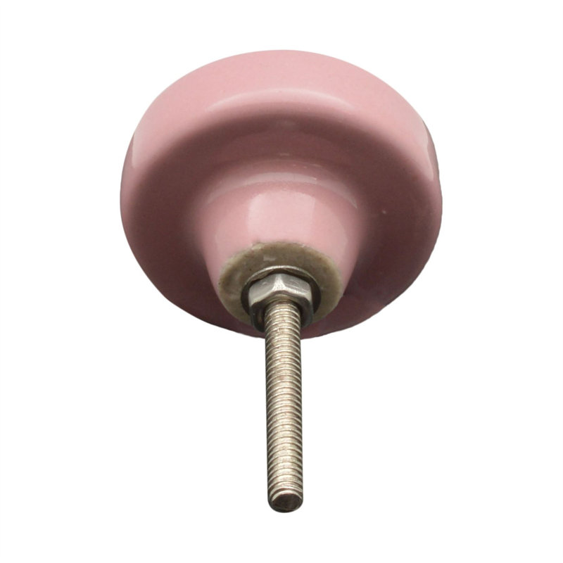 Nicola Spring - Ceramic Cabinet Knobs, Pink