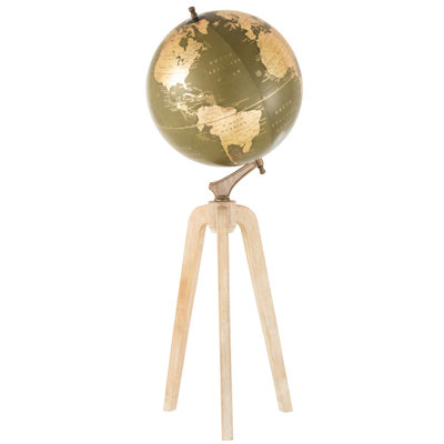 Wood Floor Globe