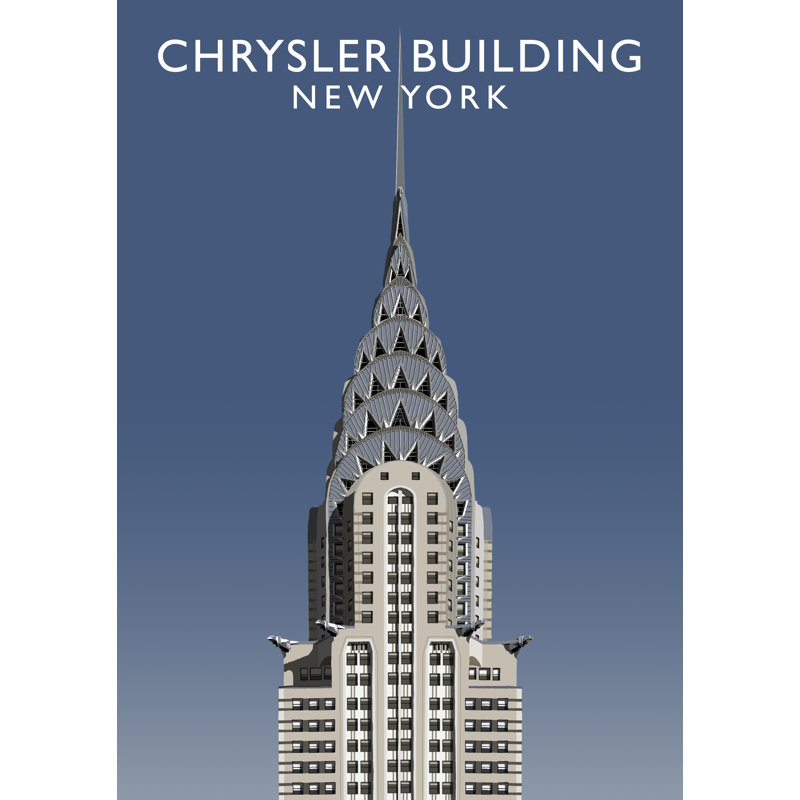 Chrysler Building by Richard O'Neil - Print, No Frame, 40 cm H x 30 cm W x 1 cm D