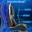 Fauteuil de jeu ergonomique avec haut-parleurs de massage Hoffree-1376994905