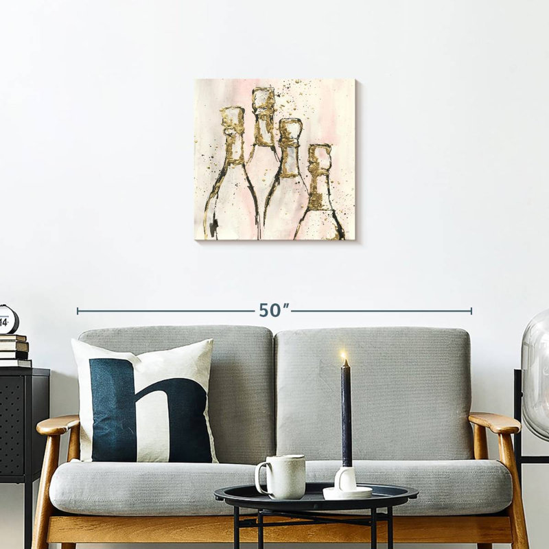 Yarlin Champagne Is Grand, 20" H x 20" W