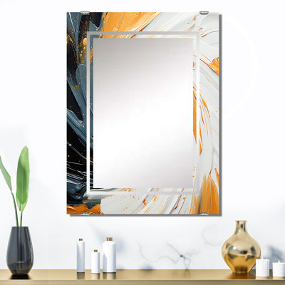 Corrinda - Abstract Spirals Big Wall Mirror MIR137951