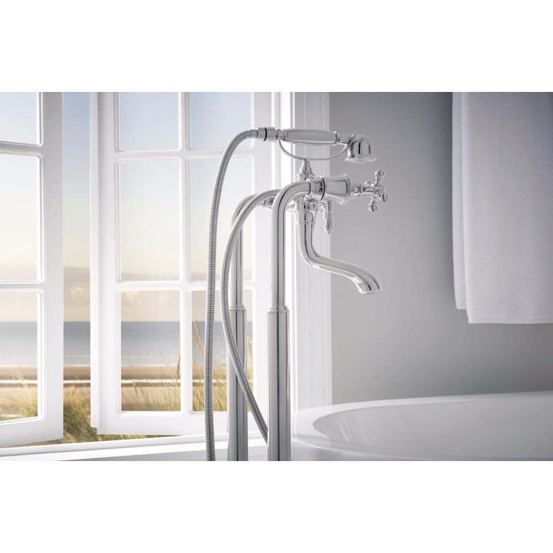Odin® Two-Handle Freestanding Tub Filler Body Assembly Trim, Venetian Bronze